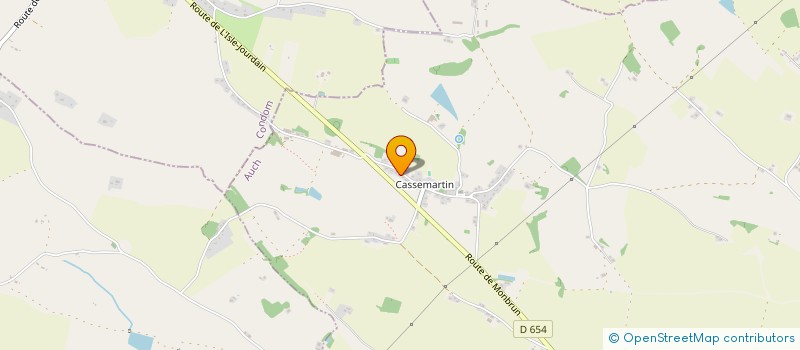 localisation de l'entreprise MONSIEUR BAPTISTE BOUQUET  L'ISLE-JOURDAIN