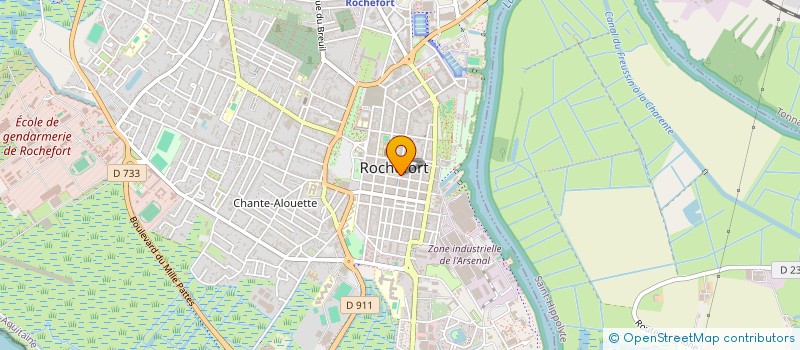 localisation de l'entreprise MONSIEUR BAPTISTE BOUQUINET  ROCHEFORT