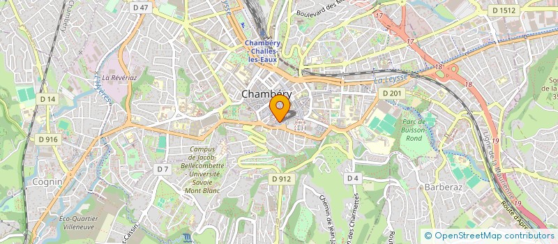 localisation de l'entreprise MONSIEUR BAPTISTE BOURDEAU  CHAMBERY