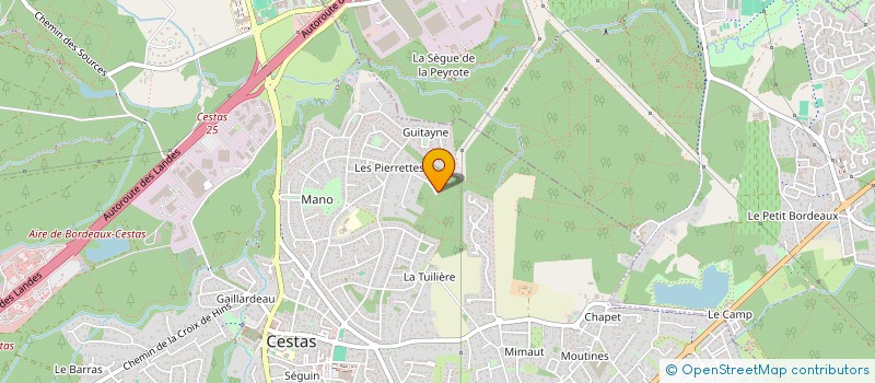 localisation de l'entreprise MONSIEUR BAPTISTE BOUTIER  CESTAS