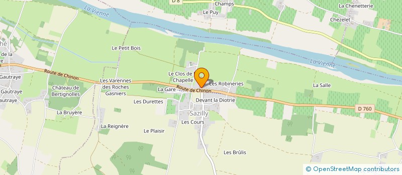 localisation de l'entreprise MONSIEUR BAPTISTE BOUTIER  SAZILLY