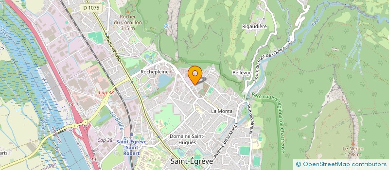 localisation de l'entreprise MONSIEUR BAPTISTE BOUVET à SAINT-EGREVE