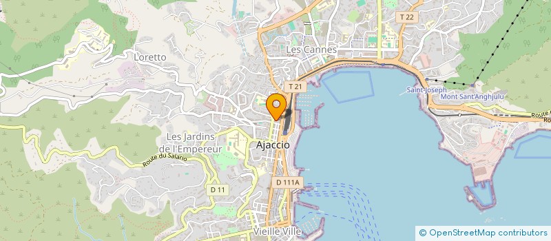 localisation de l'entreprise MONSIEUR BAPTISTE BOYER  AJACCIO