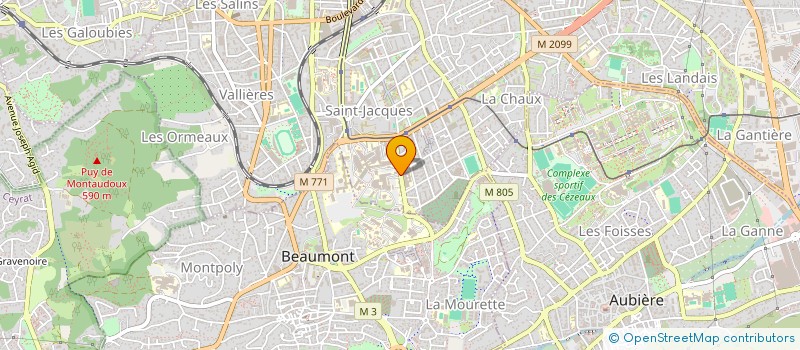 localisation de l'entreprise MONSIEUR BAPTISTE BOYER  CLERMONT-FERRAND