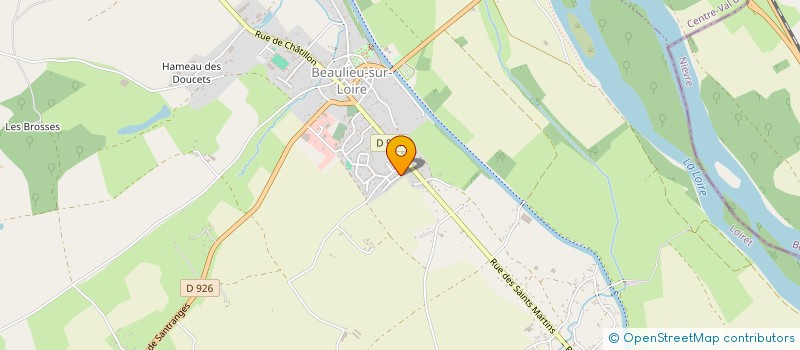localisation de l'entreprise MONSIEUR BAPTISTE BOYET à BEAULIEU-SUR-LOIRE
