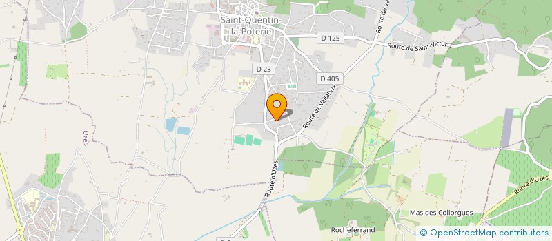 localisation de l'entreprise MONSIEUR BAPTISTE BRAHIC  SAINT-QUENTIN-LA-POTERIE