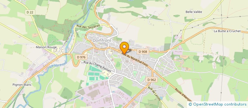 localisation de l'entreprise MONSIEUR BAPTISTE BRECHT à DOMFRONT-EN-POIRAIE