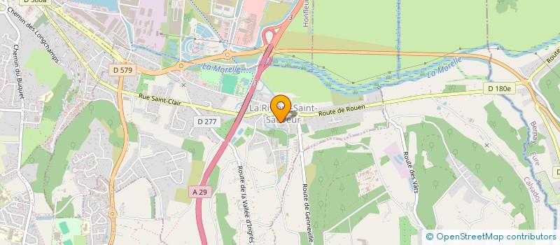 localisation de l'entreprise MONSIEUR BAPTISTE BREHIER  LA RIVIERE-SAINT-SAUVEUR