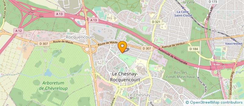 localisation de l'entreprise MONSIEUR BAPTISTE BRETIGNIERE  LE CHESNAY-ROCQUENCOURT