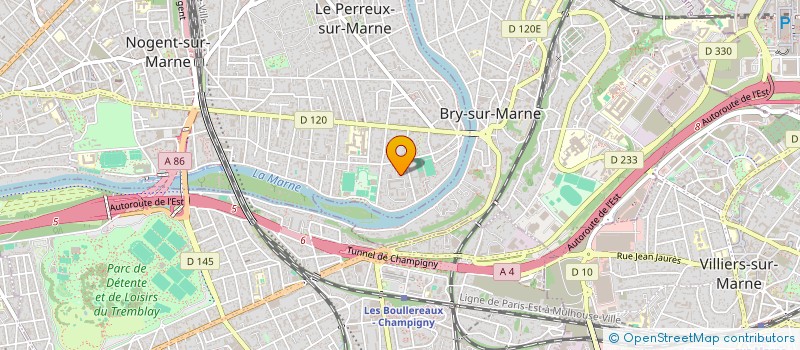 localisation de l'entreprise MONSIEUR BAPTISTE BRISSOT  LE PERREUX-SUR-MARNE