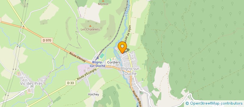 localisation de l'entreprise MONSIEUR BAPTISTE BRIVOT  THOREY-SUR-OUCHE