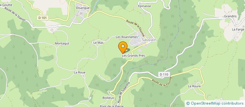 localisation de l'entreprise MONSIEUR BAPTISTE BROSSE à SAUVAIN