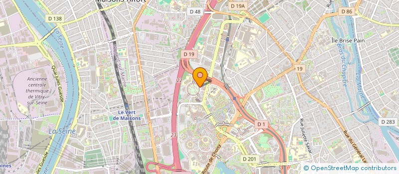 localisation de l'entreprise MONSIEUR BAPTISTE BROSSEAU  CRETEIL