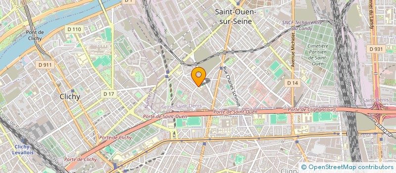 localisation de l'entreprise MONSIEUR BAPTISTE BROUX à SAINT-OUEN-SUR-SEINE