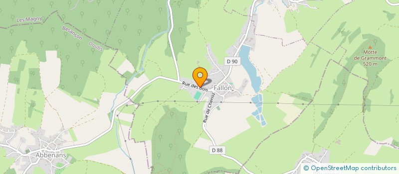 localisation de l'entreprise MONSIEUR BAPTISTE BRUNEL  FALLON