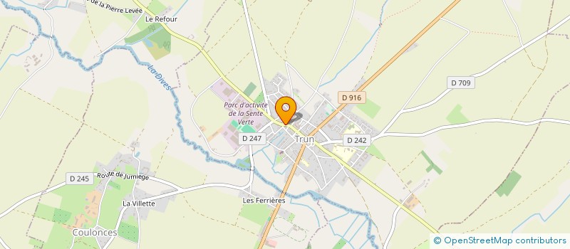 localisation de l'entreprise MONSIEUR BAPTISTE BRUNET à TRUN