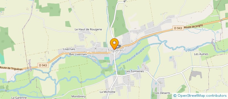 localisation de l'entreprise MONSIEUR BAPTISTE BRUNET à TRIGUERES