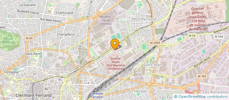 localisation de l'entreprise MONSIEUR BAPTISTE BRUNET  CLERMONT-FERRAND