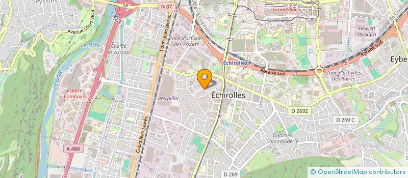 localisation de l'entreprise MONSIEUR BAPTISTE BRUYAS  ECHIROLLES