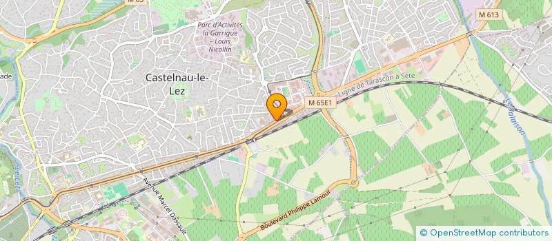 localisation de l'entreprise MONSIEUR BAPTISTE BUFFARD  CASTELNAU-LE-LEZ