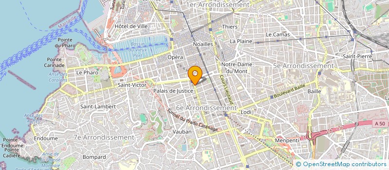 localisation de l'entreprise MONSIEUR BAPTISTE BUFFE  MARSEILLE