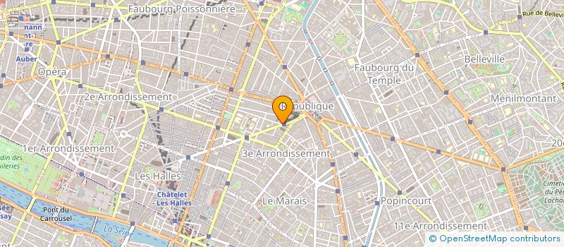 localisation de l'entreprise MONSIEUR BAPTISTE BUNIAZET  PARIS