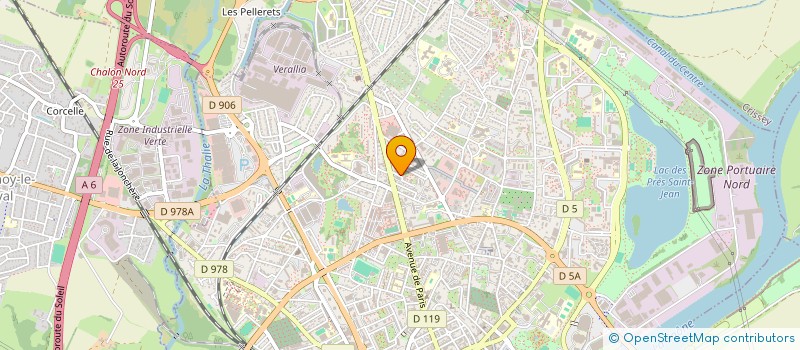 localisation de l'entreprise MONSIEUR BAPTISTE BUREAU à CHALON-SUR-SAONE
