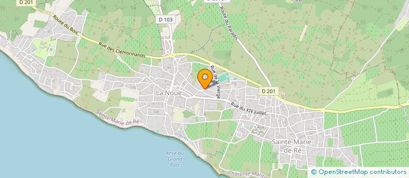 localisation de l'entreprise MONSIEUR BAPTISTE BUREAU  SAINTE-MARIE-DE-RE