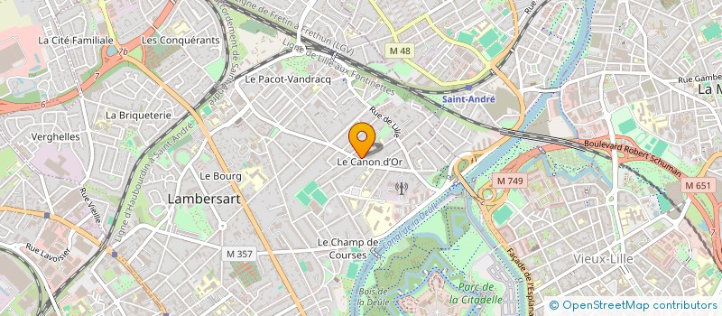 localisation de l'entreprise MONSIEUR BAPTISTE CADENE à LAMBERSART
