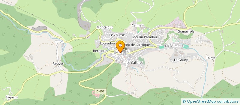 localisation de l'entreprise MONSIEUR BAPTISTE CADENET  LACAUNE