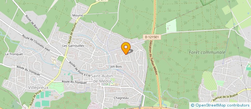localisation de l'entreprise MONSIEUR BAPTISTE CAILLET  SAINT-AUBIN-DE-MEDOC