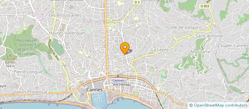 localisation de l'entreprise MONSIEUR BAPTISTE CAIM  CANNES