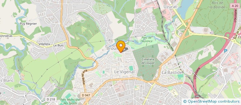 localisation de l'entreprise MONSIEUR BAPTISTE CALANDRE à LIMOGES