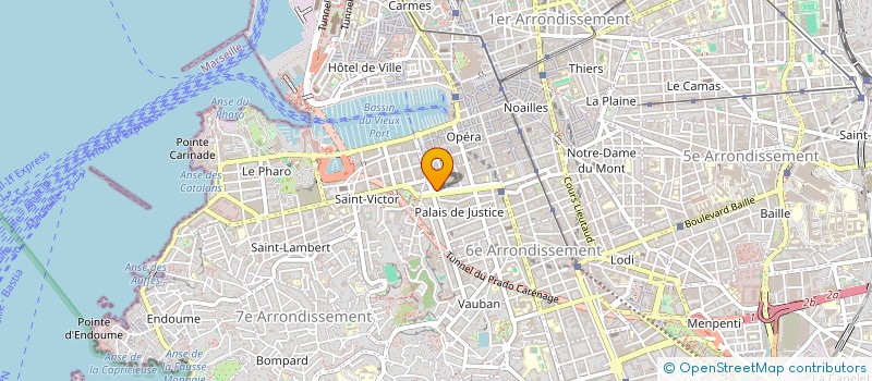 localisation de l'entreprise MONSIEUR BAPTISTE CAMERLO  MARSEILLE