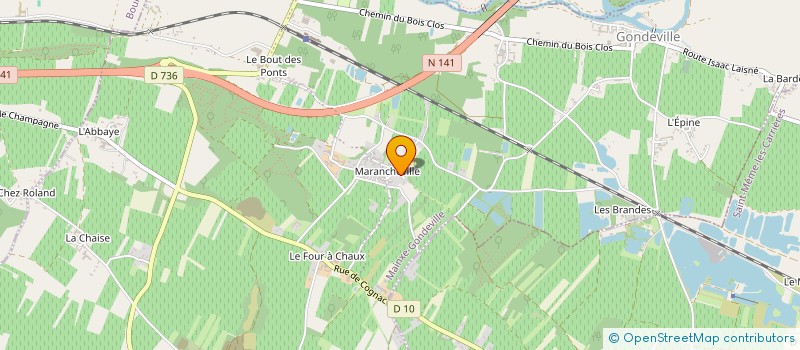 localisation de l'entreprise MONSIEUR BAPTISTE CAMPS  MAINXE-GONDEVILLE