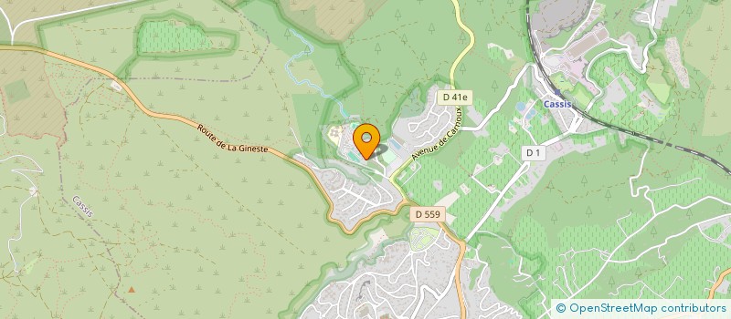 localisation de l'entreprise MONSIEUR BAPTISTE CANNA  CASSIS