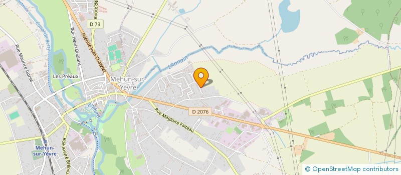 localisation de l'entreprise MONSIEUR BAPTISTE CARLOT  MEHUN-SUR-YEVRE