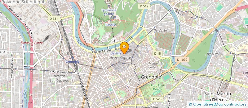 localisation de l'entreprise MONSIEUR BAPTISTE CARON à GRENOBLE