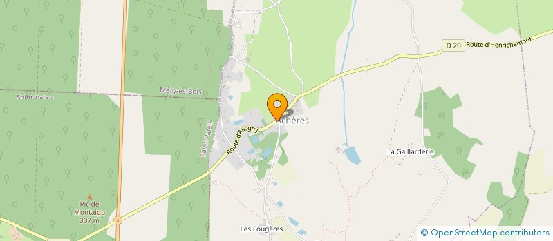 localisation de l'entreprise MONSIEUR BAPTISTE CASSIER  ACHERES