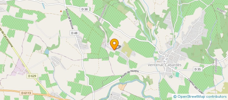 localisation de l'entreprise MONSIEUR BAPTISTE CASTELLANA  VENTENAC-CABARDES