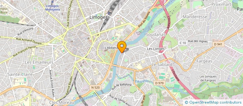 localisation de l'entreprise MONSIEUR BAPTISTE CASTELLO-LATOULIE à LIMOGES