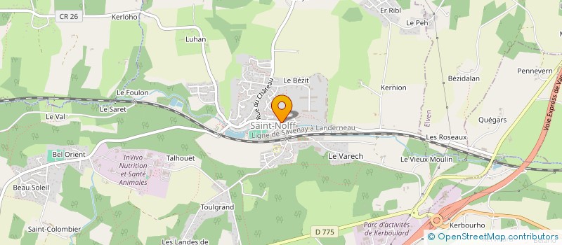 localisation de l'entreprise MONSIEUR BAPTISTE CATELAIN  SAINT-NOLFF