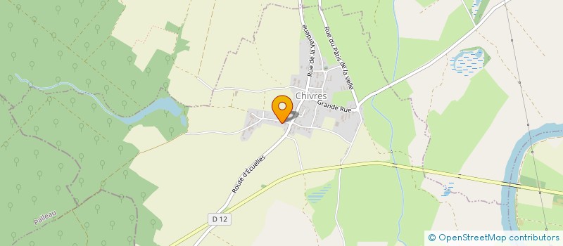 localisation de l'entreprise MONSIEUR BAPTISTE CAUVARD  CHIVRES