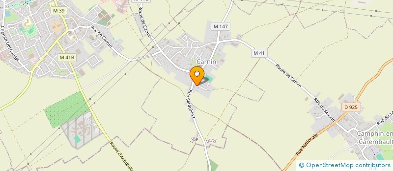 localisation de l'entreprise MONSIEUR BAPTISTE CAZAUBON  CARNIN