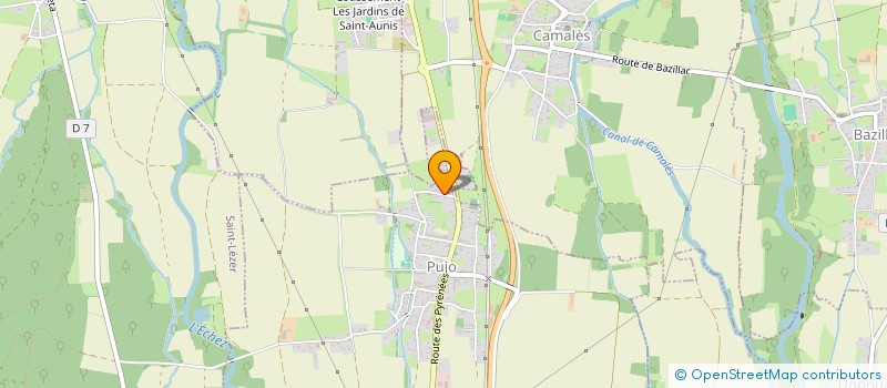 localisation de l'entreprise MONSIEUR BAPTISTE CAZE  PUJO