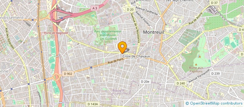 localisation de l'entreprise MONSIEUR BAPTISTE CAZENAVE à MONTREUIL