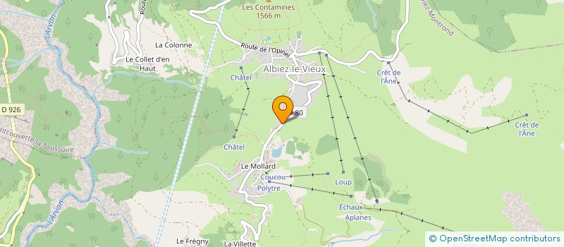 localisation de l'entreprise MONSIEUR BAPTISTE CELLE  ALBIEZ-MONTROND