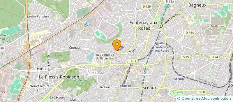 localisation de l'entreprise MONSIEUR BAPTISTE CENDRIER à FONTENAY-AUX-ROSES