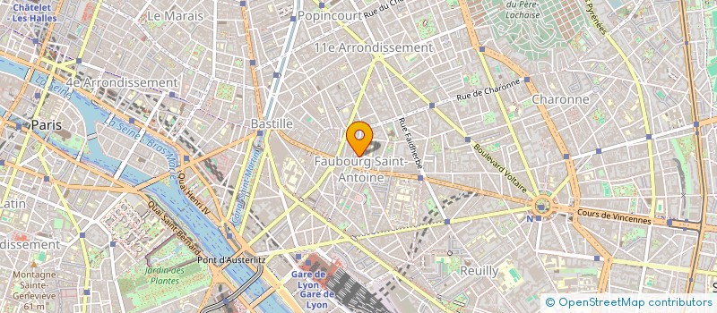 localisation de l'entreprise MONSIEUR BAPTISTE CERVANTES  PARIS