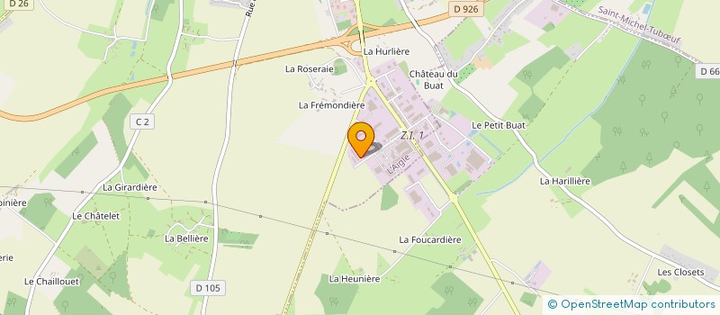 localisation de l'entreprise MONSIEUR BAPTISTE CHAIX à L'AIGLE